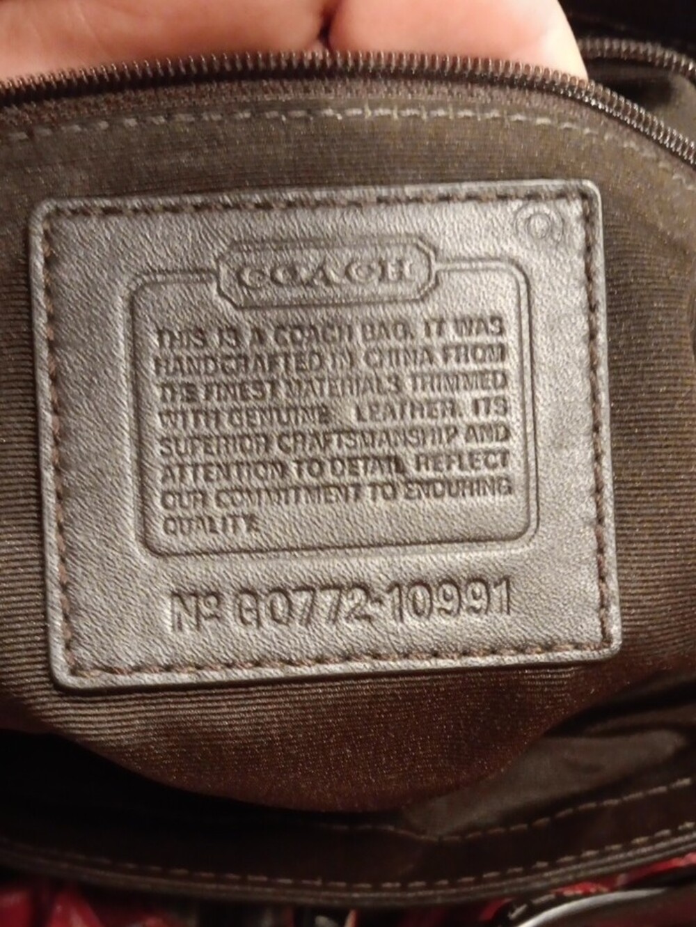 Vintage Y2K Coach Large Chelsea Optic Signature Hobo Bag (#10991) – Complete Set - Picture 2 of 7
